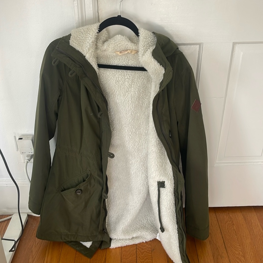 Hollister All-Weather Faux Fur-Lined Parka